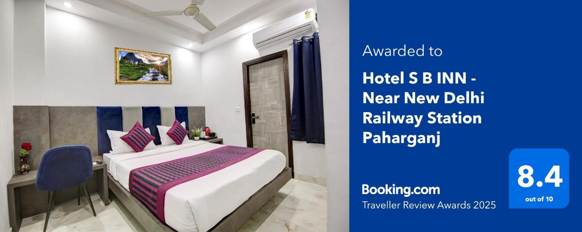 Hotel S B Inn - Near New Delhi Railway Station Paharganj Exteriör bild